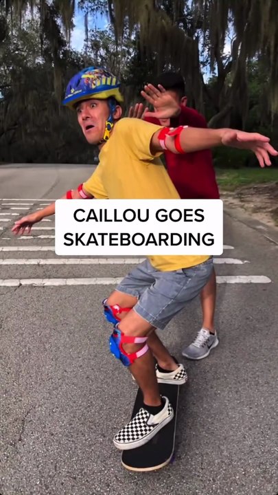 Caillou Goes Skateboarding