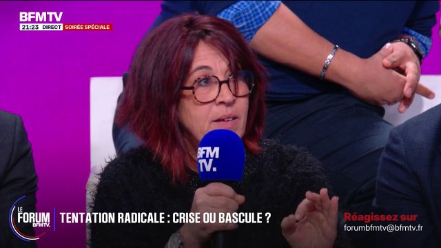 FORUM BFM - Je combats le système actuel politique depuis des années , déclare Fanny, auto-entrepreneure