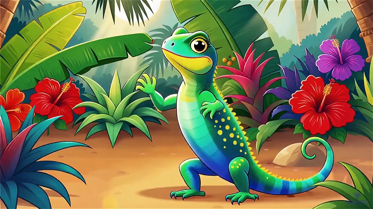 Iguane dansante