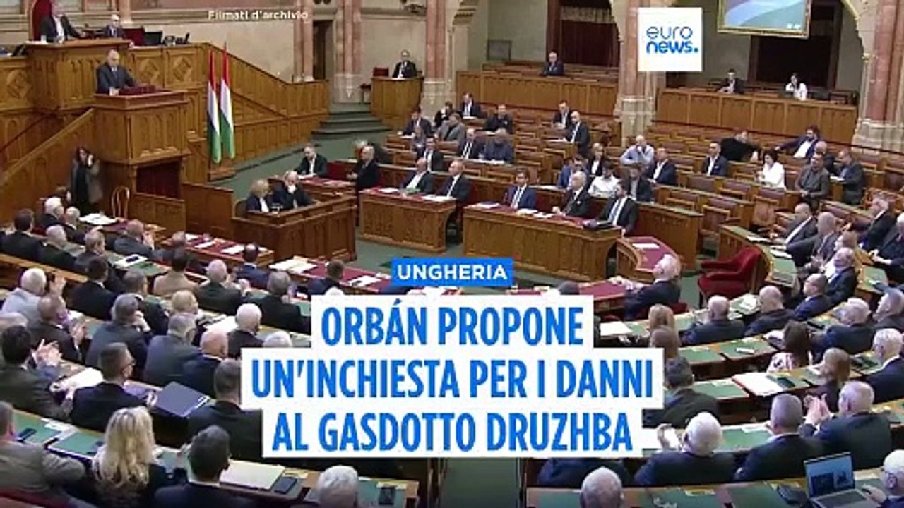 Ungheria: Orbán propone inchiesta su oleodotto Druzhba e riconosce difficoltà causate dal suo veto