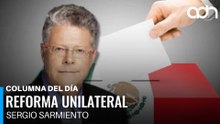 Sergio Sarmiento advierte: ¿Reforma electoral sin consenso como en el viejo régimen?