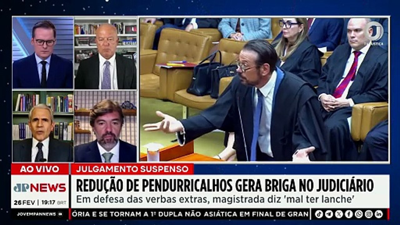 Juíza defende penduricalhos e diz que salário “mal paga um lanche”