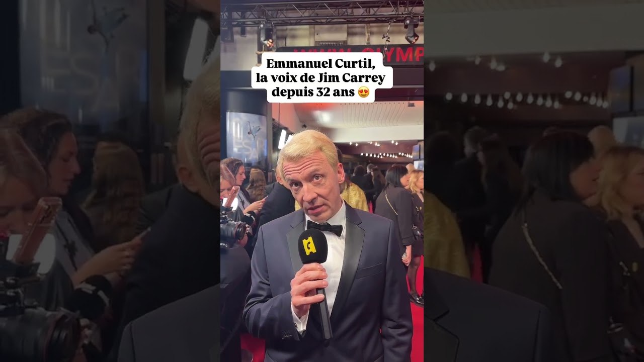 Emmanuel Curtil, la voix française de la légende Jim Carrey depuis 32 ans 😍