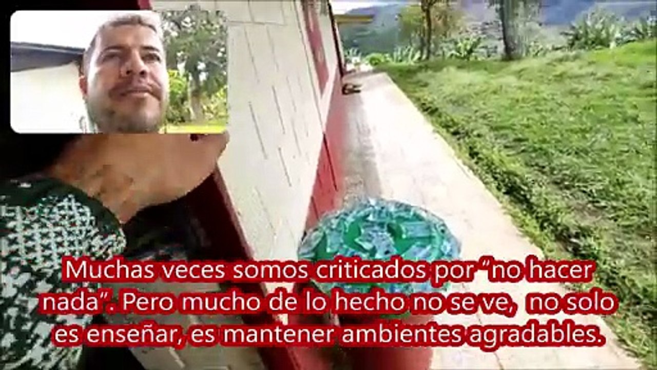 Labores extrañas en la escuela. No todo es enseñanza.