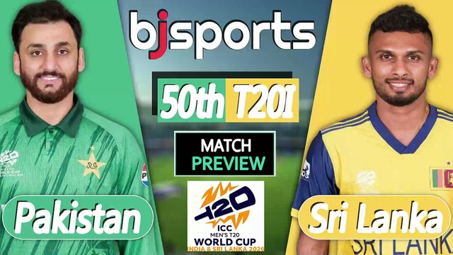 T20 World Cup 2026 | Pakistan vs Sri Lanka 50th T20l Match Preview |