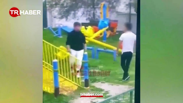 Çocuk parkında akran zorbalığı! Tekme tokat dövdü: Çocuk bayıldı!