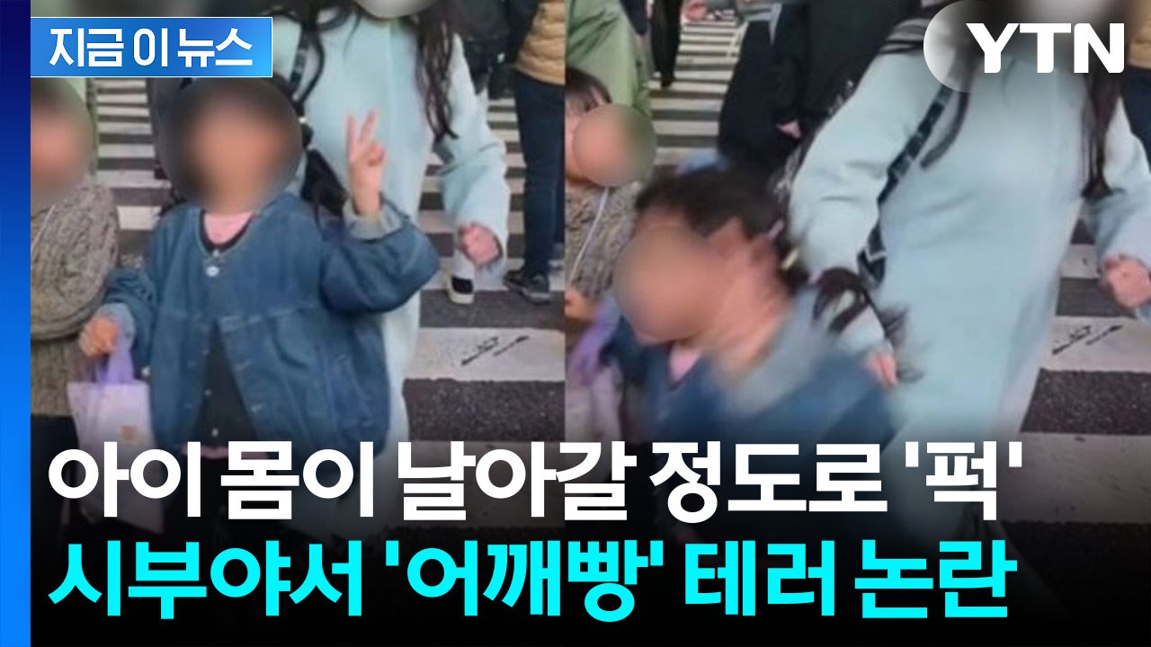 日 시부야 거리서 사진 찍는 아이 향해 '퍽'...조회수 폭발한 논란의 여성 [지금이...
