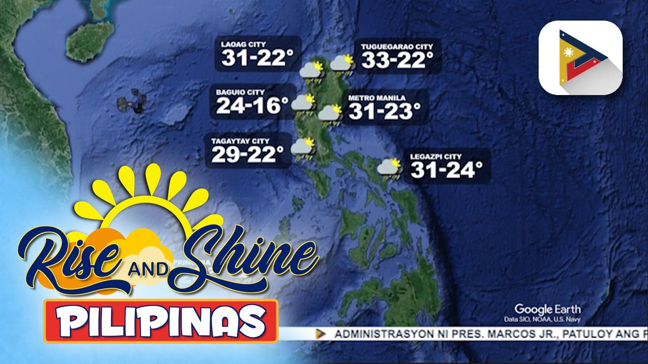 Easterlies, patuloy na magdadala ng maalinsangang panahon sa malaking bahagi ng bansa; amihan, bahagyang mararamdaman ulit sa Northern Luzon