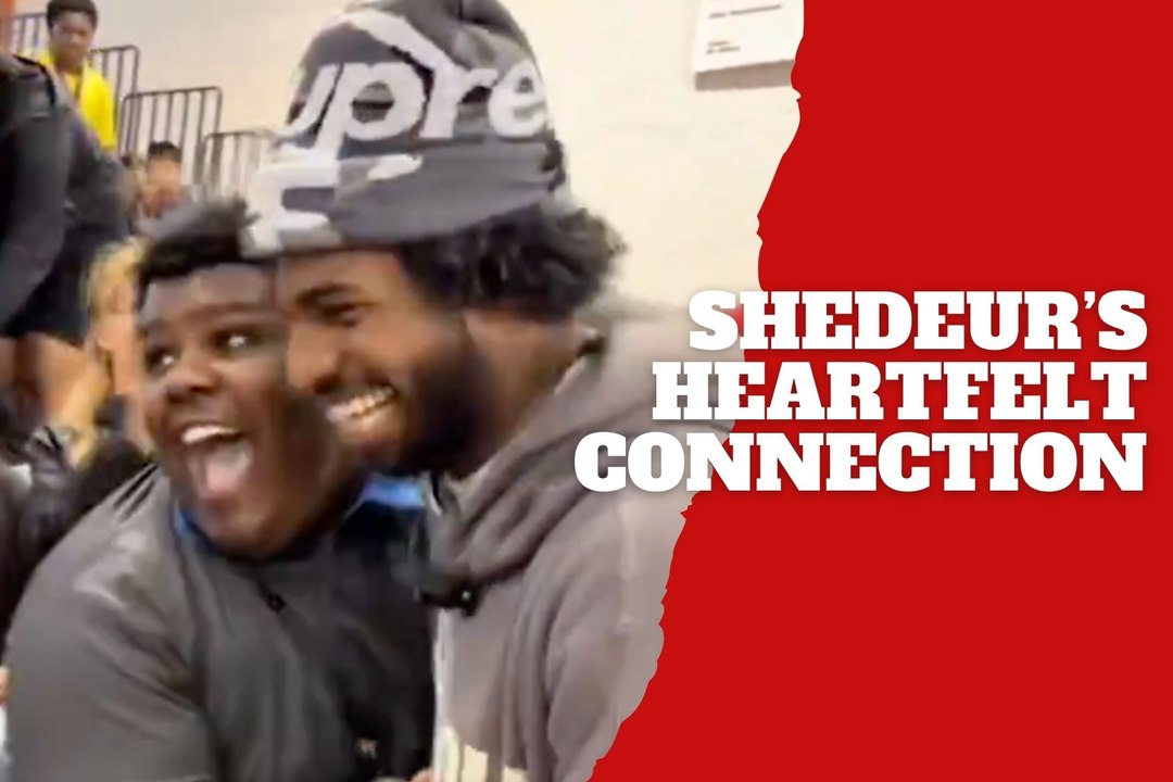 Shedeur Sanders brings joy at Palm Beach school as he shares a heartfelt moment with a young fan