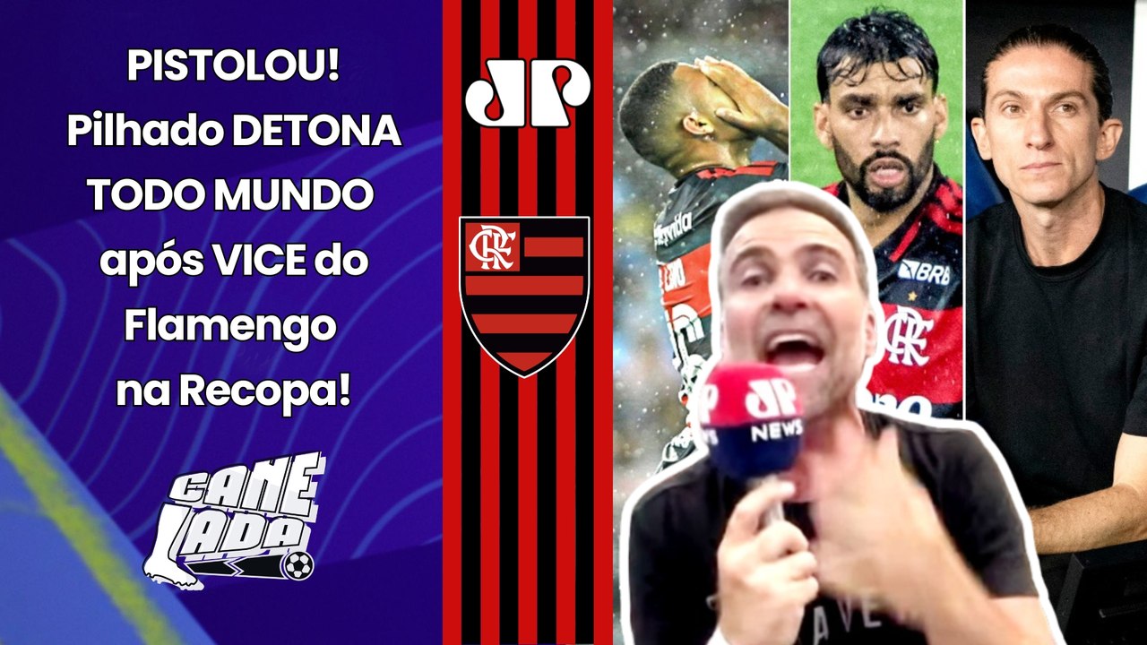 PILHADO PISTOLA após VICE do FLAMENGO e DETONA TODO MUNDO AO VIVO! | DERROTA para o LANÚS na RECOPA!