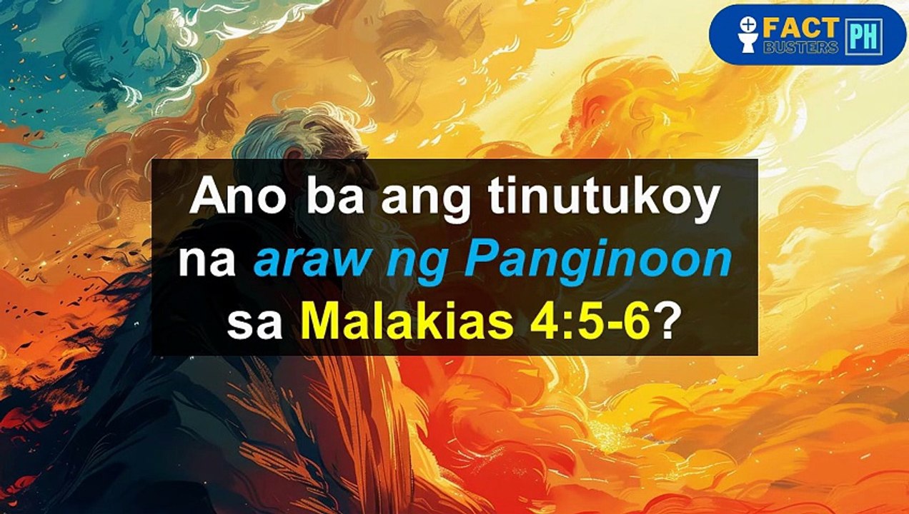 Sino ba ang IKATLONG ELIAS diumano sa Biblia? Si Felix Manalo ba talaga o sadyang ilusyon lang ito?
