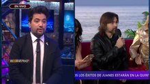 A 'Juanes' se le olvidan sus canciones en plena entrevista