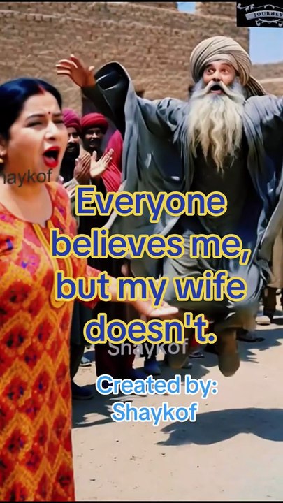 What happens when the whole world believes a man… but his own wife doesn’t? 😅