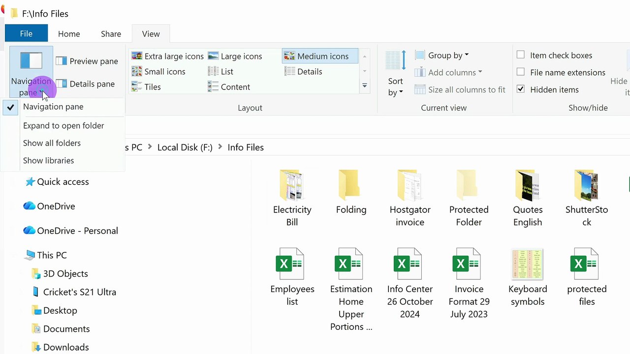 quick access not showing in file explorer in windows 10
