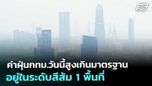 ค่าฝุ่นกทม.วันนี้สูงเกินมาตรฐานอยู่ในระดับสีส้ม 1 พื้นที่ | เที่ยงทันข่าว | 27 ก.พ. 69