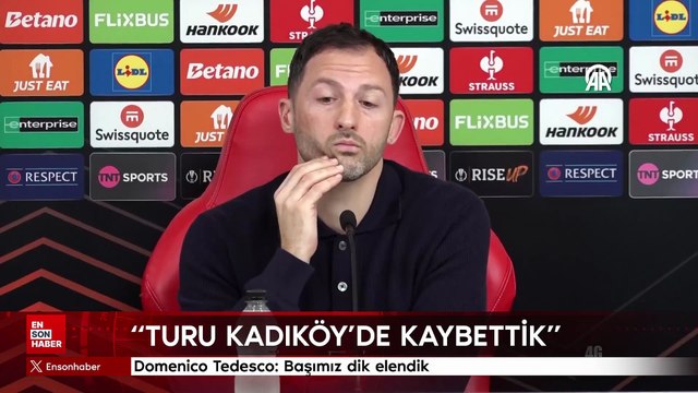 Domenico Tedesco: Başımız dik elendik