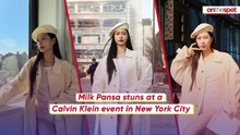 On the Spot: Milk Pansa stuns at a Calvin Klein event in New York City