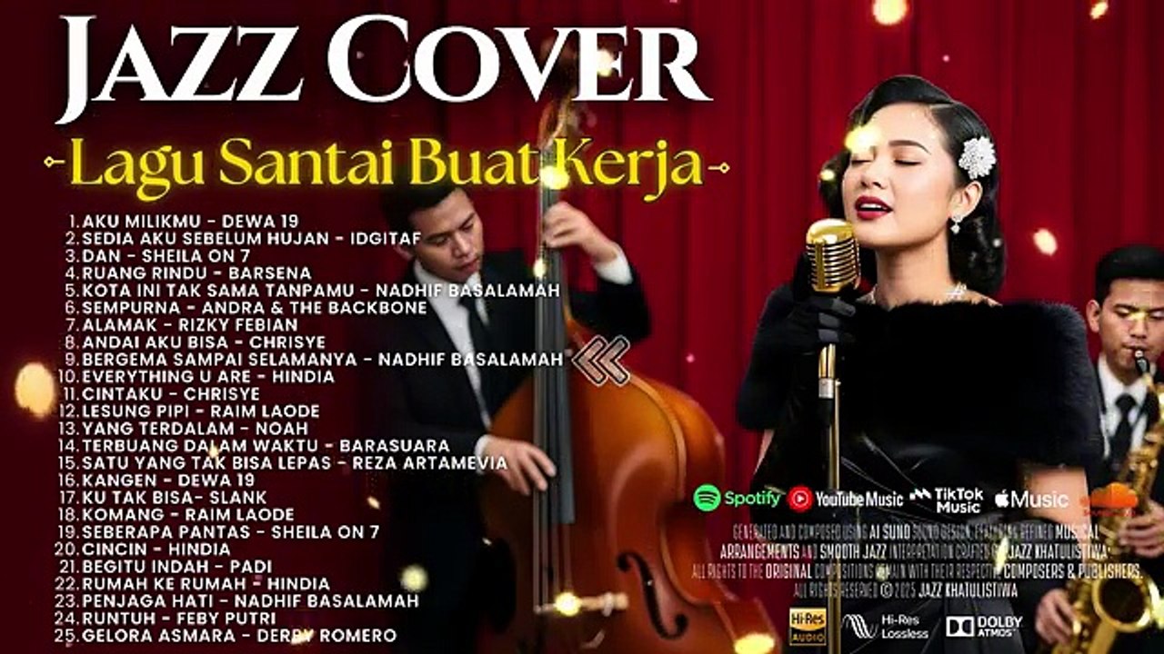 Kumpulan Lagu Santai Pop Hits Indonesia Smooth Jazz Cover by JAZZ KHATULISTIWA