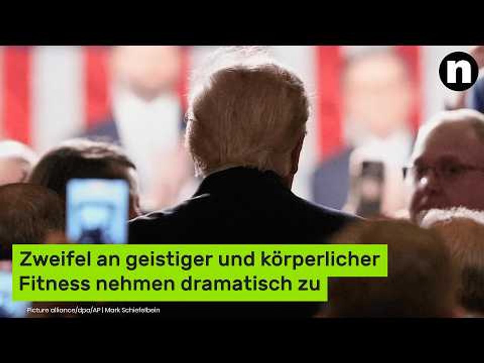 Donald Trump: Zweifel an geistiger und körperlicher Fitness nehmen dramatisch zu