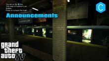 GTA IV Train Routes C + B Lines Announcements