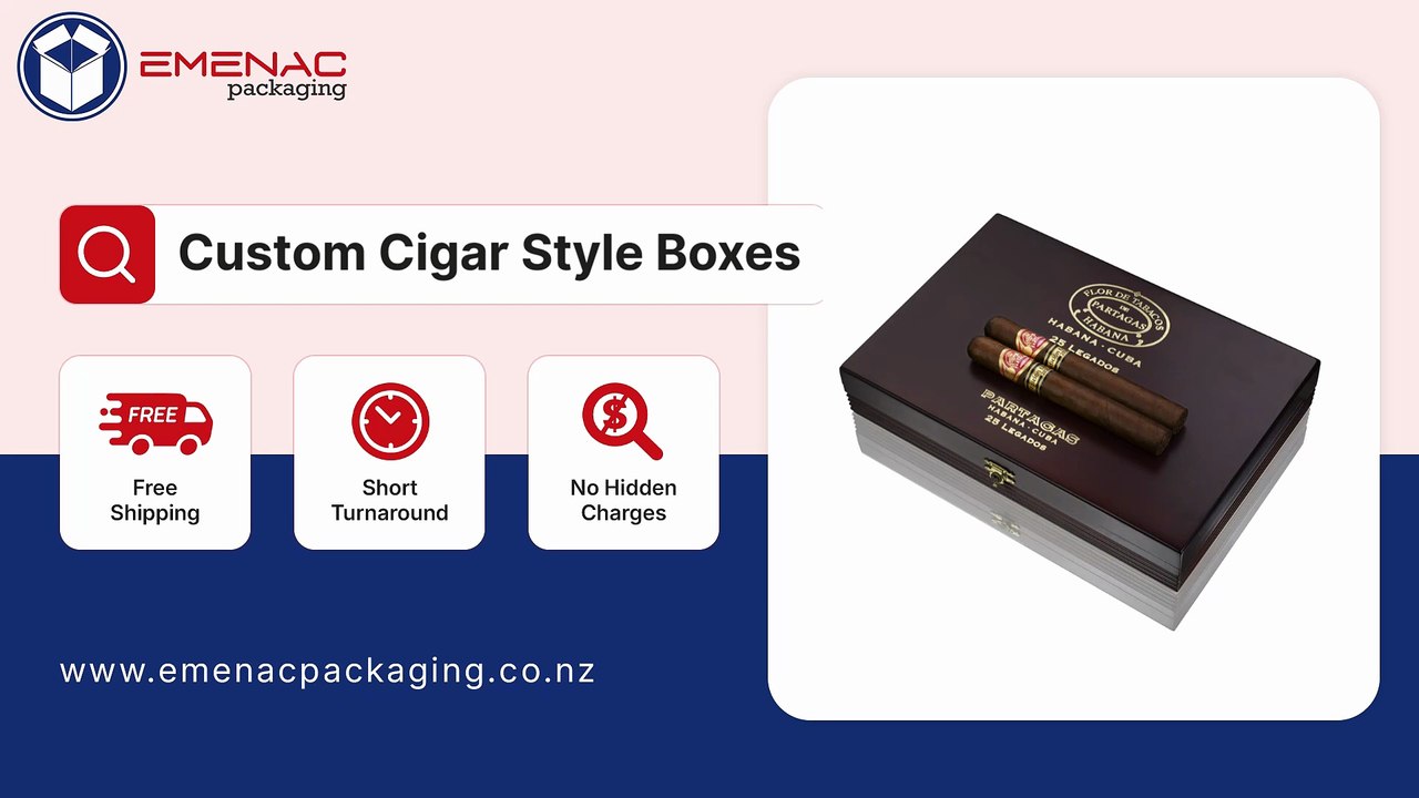 Rigid Magnetic Cigar Box Packaging Design - video Dailymotion