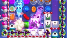 Candy Crush: 27/2 gameplay (nightmare level 6530)