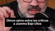 Alberto Olmos opina sobre la polémica desatada por el director de cine Juanma Bajo Ulloa.