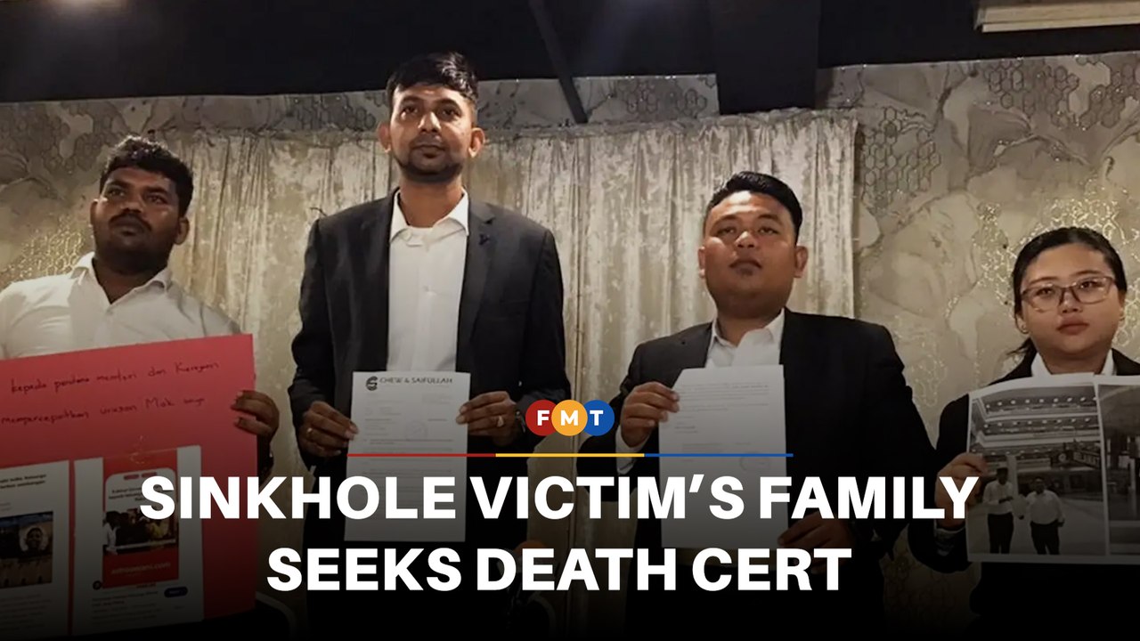 Family of Jalan Masjid India sinkhole victim seeks death cert, compensation