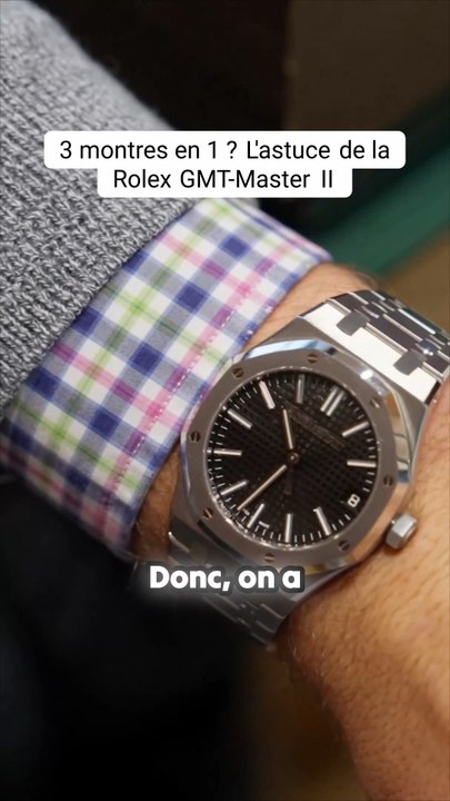3 montres en 1 cette #rolex #gmt2