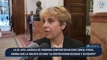 La ex jefa jurídica de Podemos confesó en un chat con el fiscal Grinda que la tarjeta de Dina "la destruyeron Iglesias y su equipo"