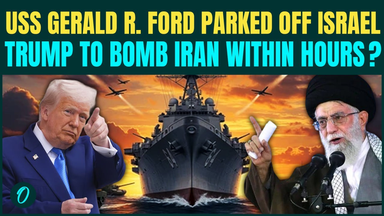 US Iran Nuclear War in 72 Hours? USS Gerald R. Ford REACHES Israel- Trump to ATTACK Iran From Haifa?