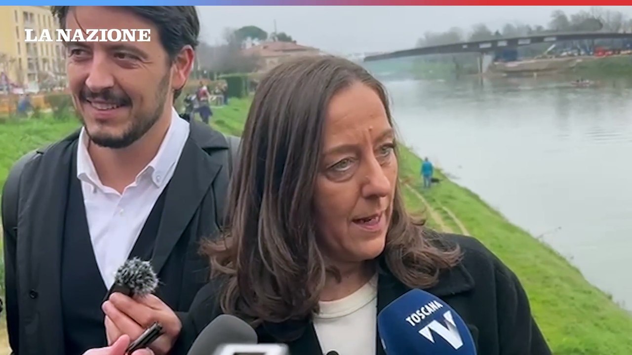 Nuovo ponte di Firenze, la sindaca: "Giornata storica. Tante opere in corso a Firenze per dare risposte ai cittadini"