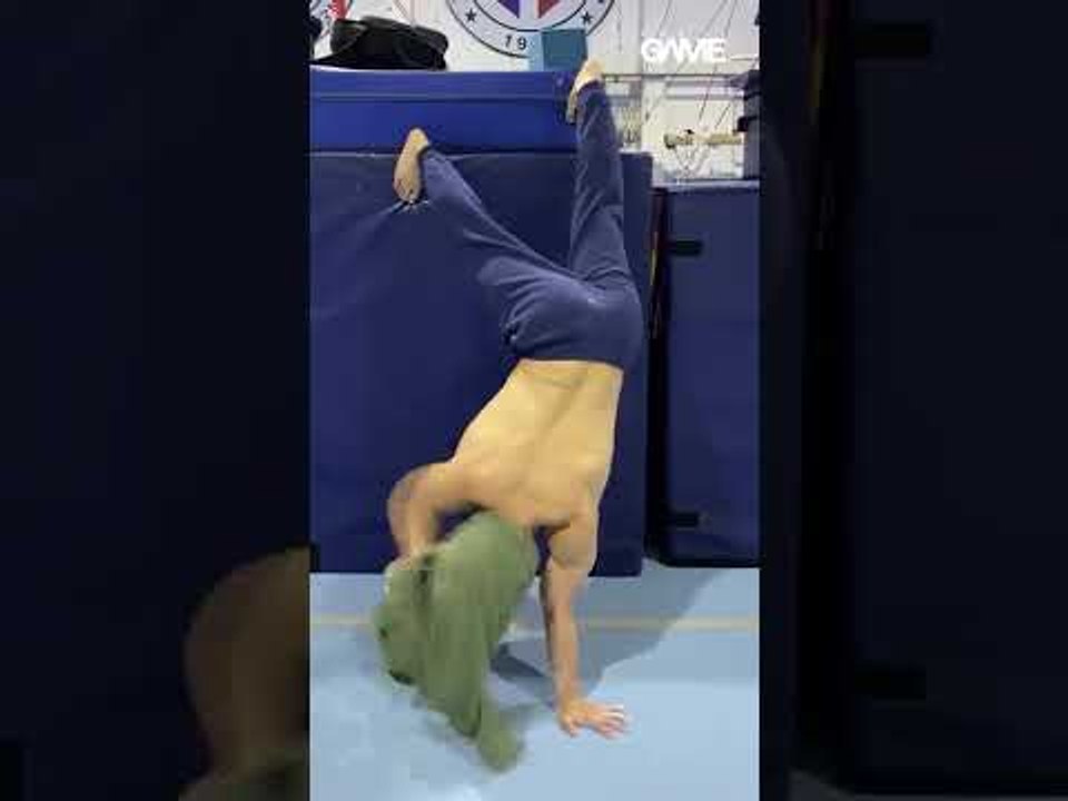 Watch Olympic gold medalist #CarlosYulo defy gravity in this #HandstandChallenge!
