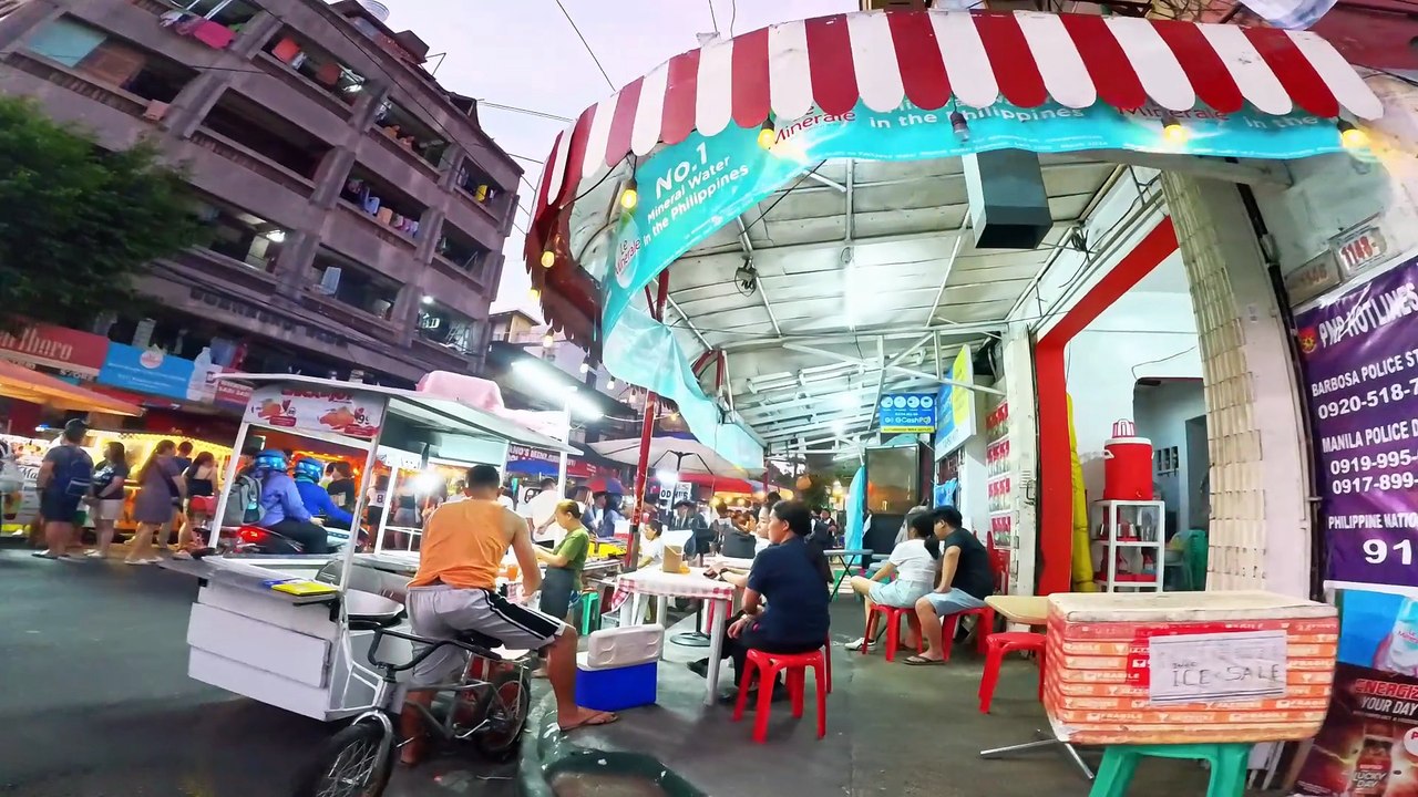 Adelina Street corner Delos Reyes Street in Manila City in the Philippines