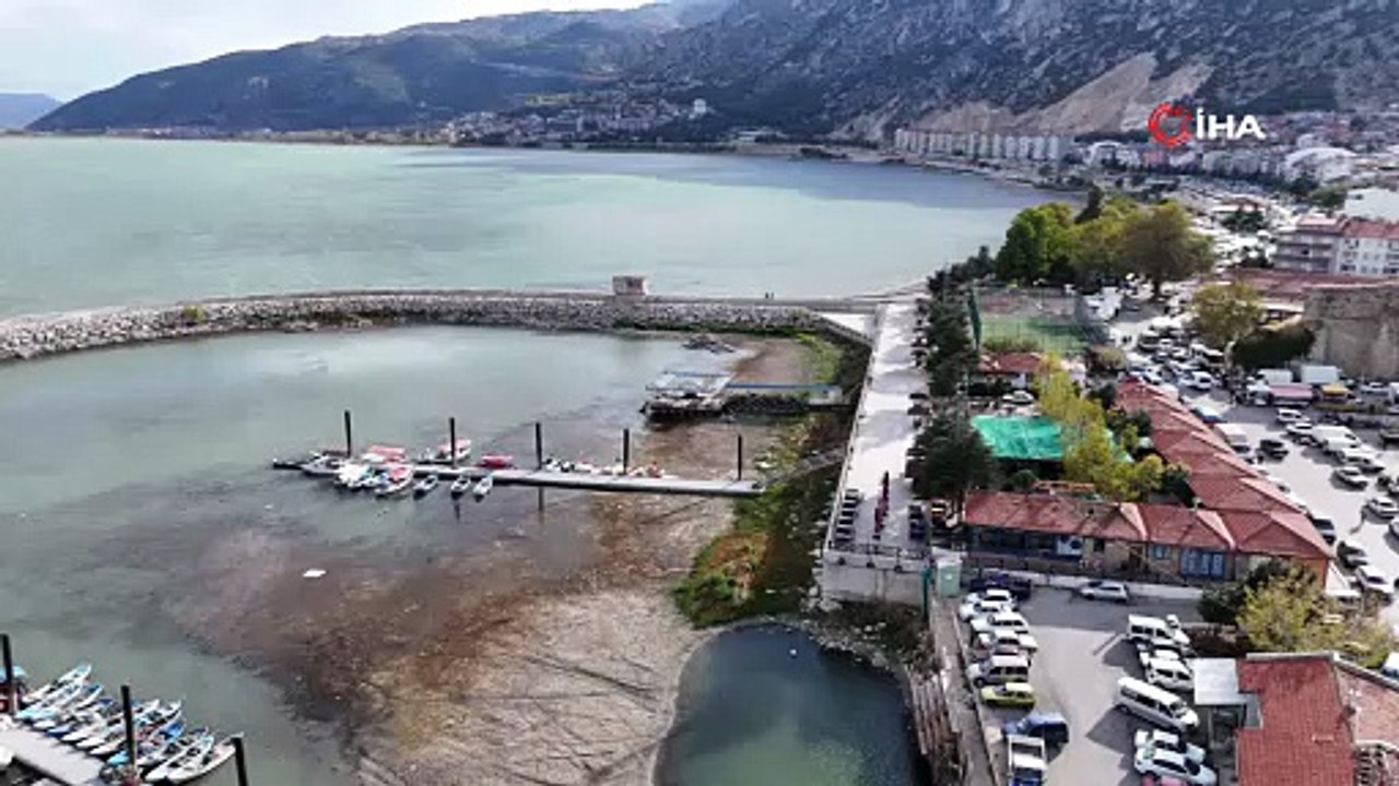 Yağışlar etkisini gösterdi Eğirdir Gölünde su seviyesi 25 santimetre arttı