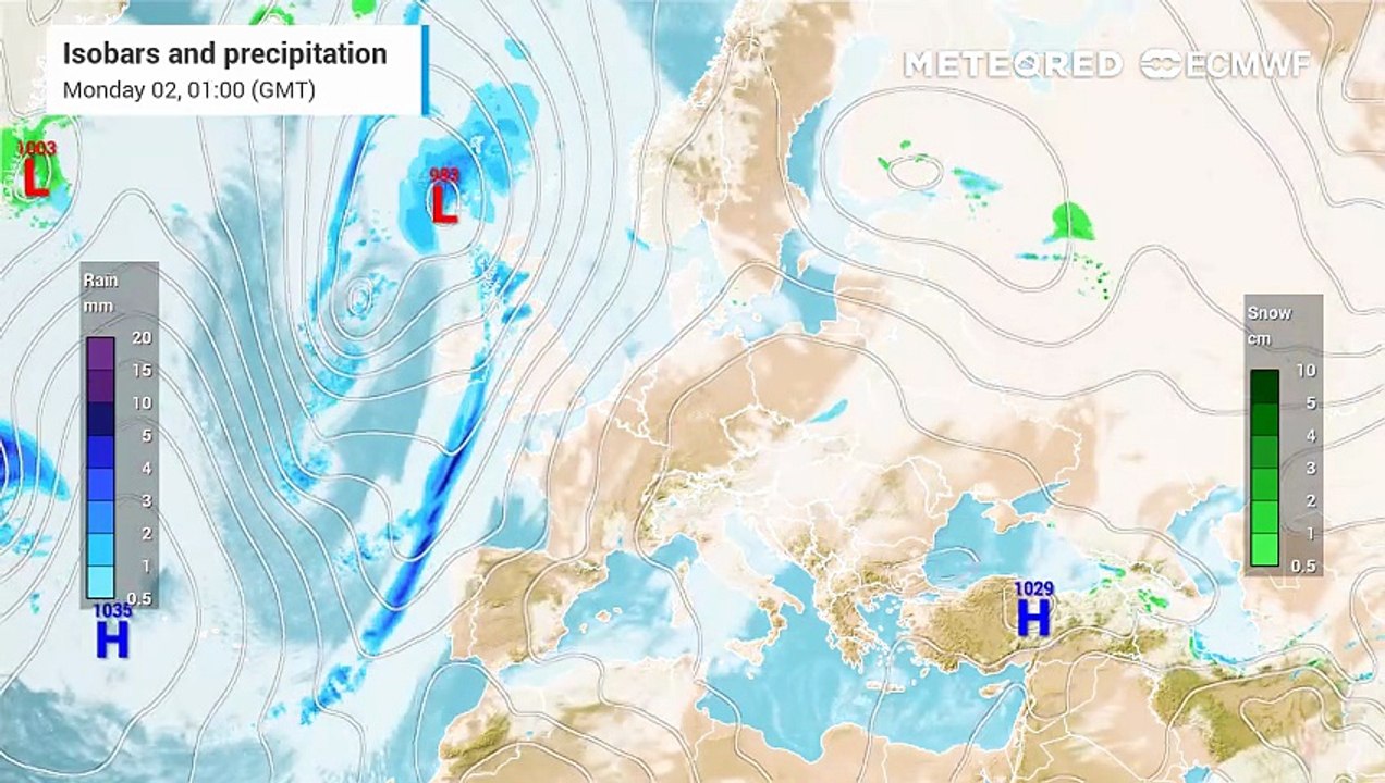 Weak weather fronts to bring some rain to UK, b...