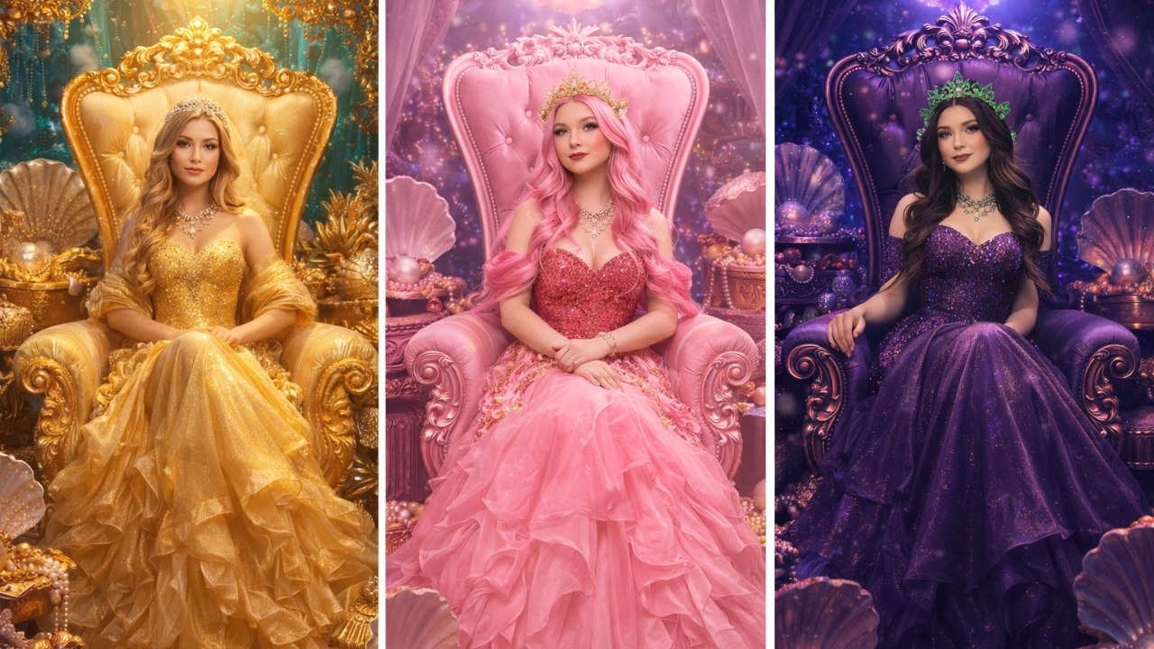 💜 Violet Royal vs Rose Mermaidcore 💗 Défi Relooking d'une Seule Couleur !