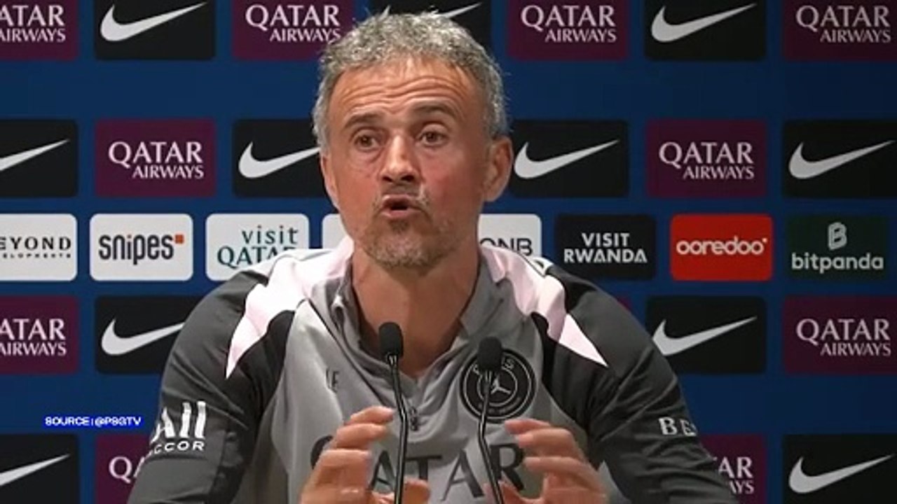 La réaction de Luis Enrique à la suite du tirage au sort de la Ligue des Champions