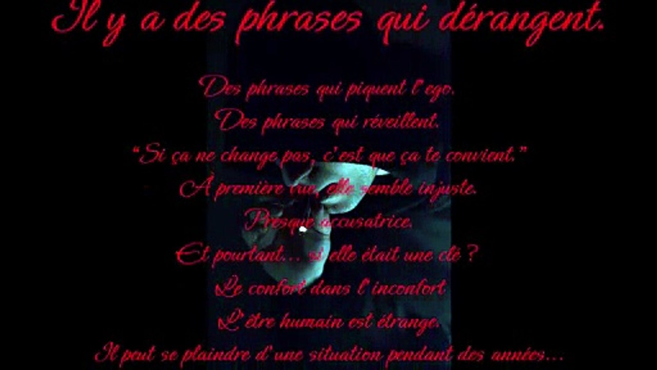 LES ECRIS DE KHAL ( Si ça ne change pas, c’est que ça te convient )