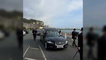 Emotional scenes as 30 learner driver cars join instructor’s funeral cortege