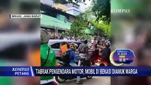 Mobil di Bekasi Jadi Sasaran Amuk Warga Usai Tabrak Pengendara Motor |KOMPAS PETANG
