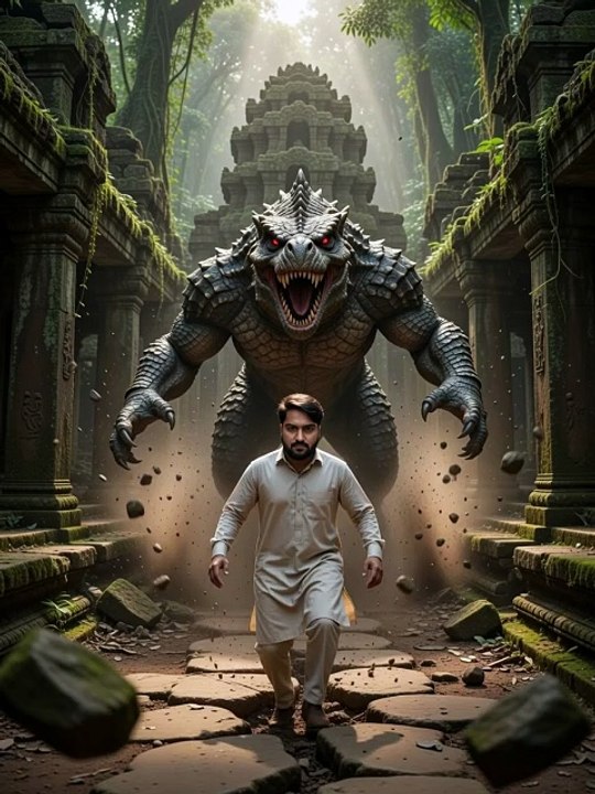 Ancient Jungle Beast Awakens 🔥 #youtubeshorts #aivideo #nextgenai #cinematic #tiger #trending