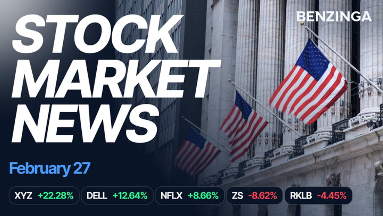 Stock Market Today: Dow Jones, S&P 500 Future Drop Ahead Of January Wholesale Inflation Print—Netflix, Block, Rocket Lab In Focus