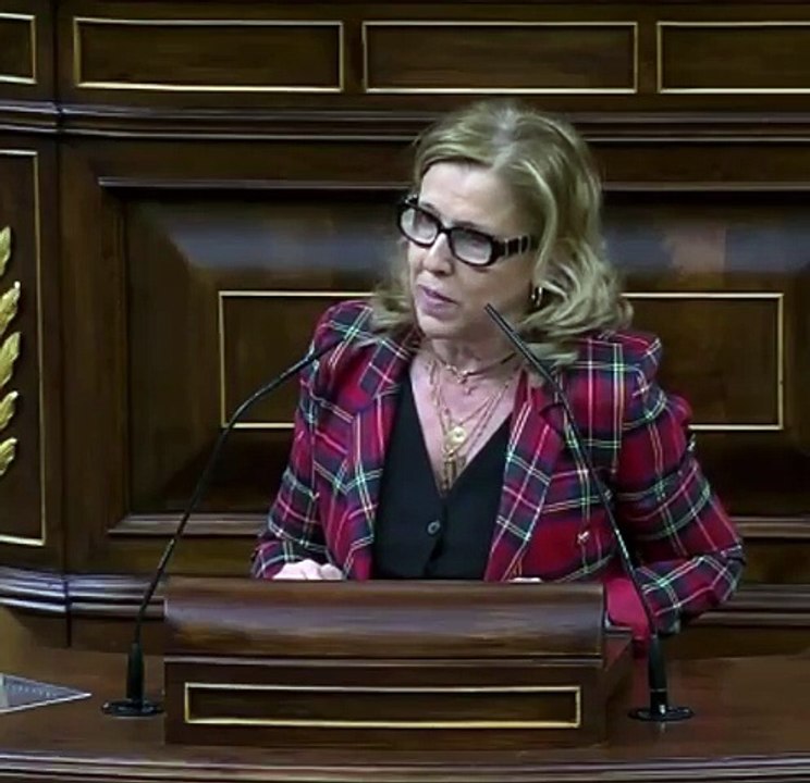 Intervención de Pilar Alía en el Congreso.
