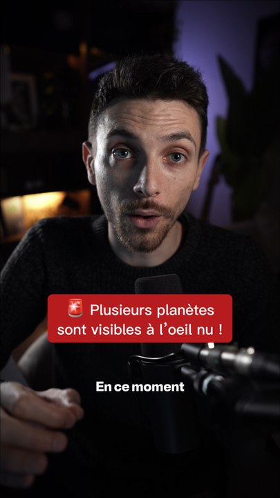🚨 Plusieurs planètes sont visibles à l’oeil nu !