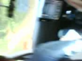 Driving on a logging track