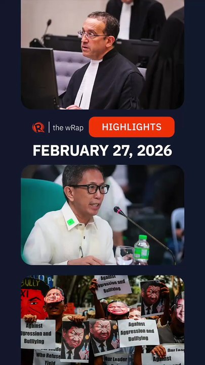 Today’s headlines: Rodrigo Duterte, ICC, PCIJ | The wRap | February 27, 2026