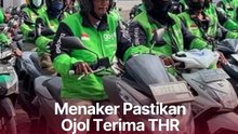 Menaker Memastikan Para Pengemudi Ojek Online Kembali Menerima Bonus Hari Raya