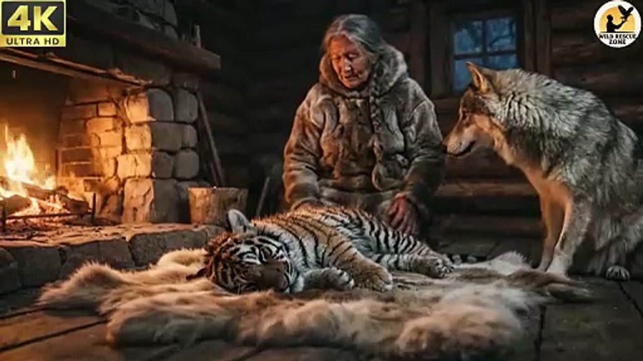 An_80_Year_Old_Woman_Rescues_Two_Injured_Tigers_in_Siberia_A_Heart_Touching_Story_720P