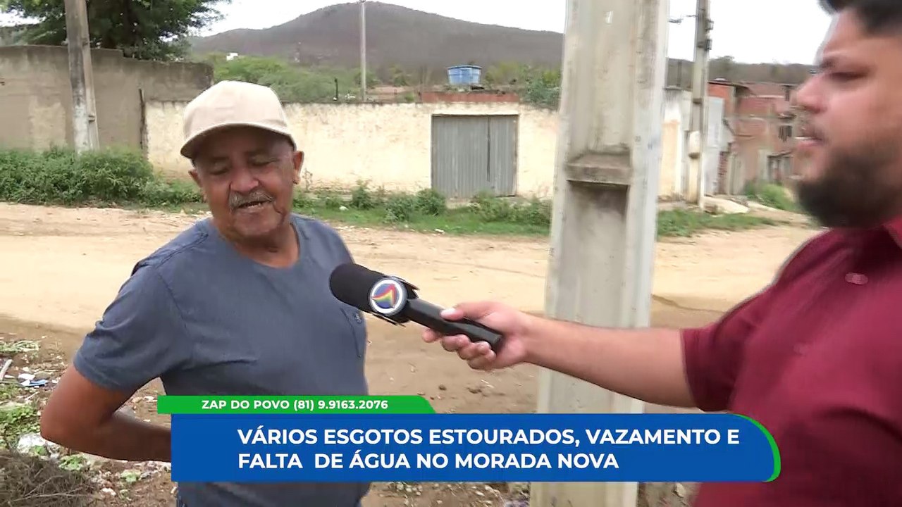 Problemas de Encanamento e Esgoto em Morada Nova: Falha em Serviços da Compensa e a Luta dos Moradores por Condições Sanitárias Decentes